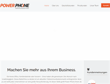 Tablet Screenshot of power-phone.de